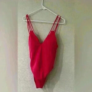 Shade & Shore one piece cross back bathing suit size M